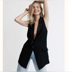 BNWT — Free People Lennie Long Vest — Size SM